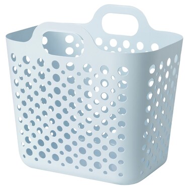 Flexible Laundry Basket Blue 24 L