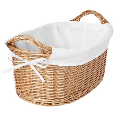 Laundry Basket Handmade Willow 40 L