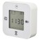 Clock/Thermometer/Alarm/Timer White 7X7 Cm
