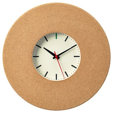 Wall Clock Cork 38 Cm