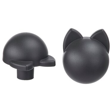 2 In Pack Knob Anthracite/Cat 38 Mm
