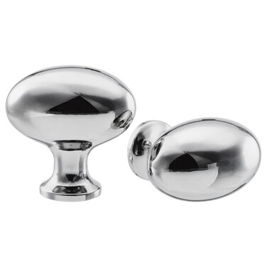 2 In Pack Knob Chrome-Plated 35 Mm