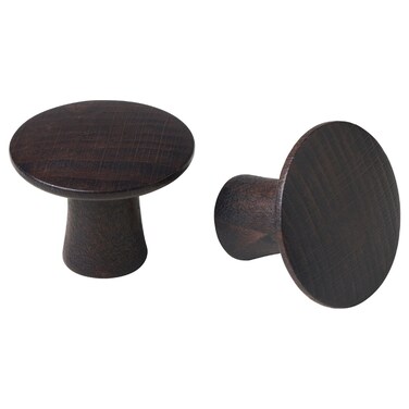2 In Pack Knob Brown 37 Mm