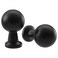 2 In Pack Knob Black 20 Mm