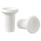 2 In Pack Knob White 21 Mm