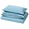 Duvet Cover And Pillowcase Blue 150X200/50X80 Cm