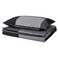 Duvet Cover And Pillowcase Black 150X200/50X80 Cm