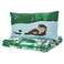 Duvet Cover And Pillowcase Blue Green/Forest Pattern 150X200/50X80 Cm
