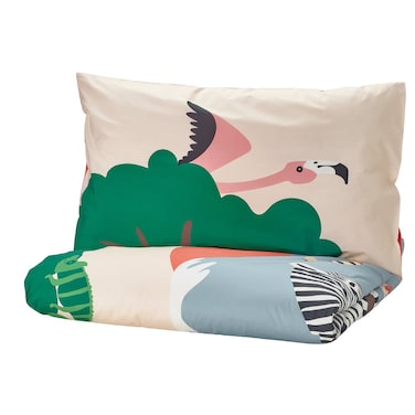 Duvet Cover And Pillowcase Multicolour/Savannah 150X200/50X80 Cm