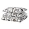Duvet Cover And 2 Pillowcases White/Black/Brown 240X220/50X80 Cm