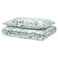 Duvet Cover And Pillowcase Pale Blue/Floral Pattern 150X200/50X80 Cm