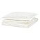 Duvet Cover And Pillowcase White 150X200/50X80 Cm