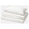 Duvet Cover And Pillowcase White 150X200/50X80 Cm