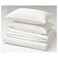 Duvet Cover And 2 Pillowcases White 240X220/50X80 Cm