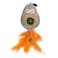 Whisker Fiesta Avocado Cat Toy W/Catnip Ball (23 x 8 x 3.5 cm)