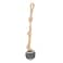 Dog Tennis Ball Rope Toy Single (Grey)