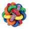 Rubber Ball Dog Toy (Multicolor, 7 cm)