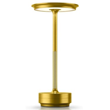 Table Lamp Dimmable USB Charger (Gold, 5 W)