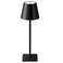 Cordless USB Rechargable Dimmable Table Lamp (Black, 5 W)