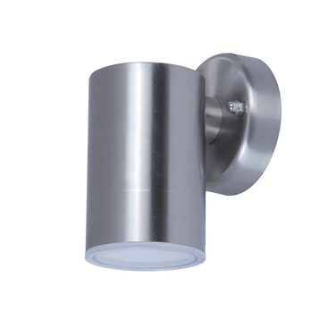 Candiac LED Fixed Outdoor Wall Light (4.3 W, Warm White, Stainless Steel)