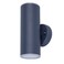 Candiac LED Fixed Outdoor Double Wall Light (8.6 W, Warm White, Dark Gray)