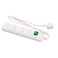 Eco-Line 4 Socket Extension Lead (1.5 m, White)