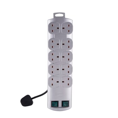10-Socket Extension Lead (2 m)