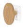 Bamboo Hook Rack on Sticker (Beige, Dia 8.5 cm)