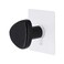 Wooden Patere Hook Small (Black, 5.5 x 4 x 4 cm)