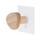 Wooden Patere Hook Small (Natural, 5.5 x 4 x 4 cm)
