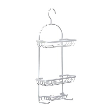 Gebor Stainless Steel Shower Caddy W/Hook &amp; 3 Shelves (28 x 12 x 65 cm)