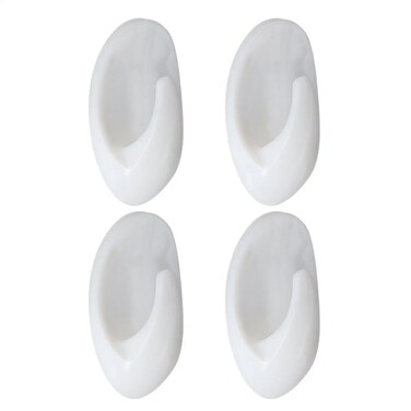 Abs Hooks Set (White, 4 Pc.)