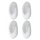 Abs Hooks Set (White, 4 Pc.)