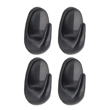 Abs Hooks Set (Black, 4 Pc.)