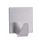 Square Stainless Steel Hook (Chrome, 4.9 x 2.5 x 5.5 cm)