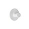 Painted Zinc Hook (White, 2.8 cm)