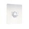 Square PS/PVC Adhesive Hook (Silver, 8 x 2 x 8 cm)