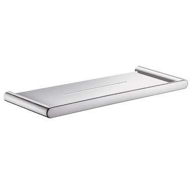 BACSET1804802 Oliya Stainless Steel Shelf (4 x 13 x 45 cm, Chrome)