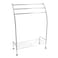Evideco Metal Chrome Towel Rack W/1 Shelf &amp; 3 Bars