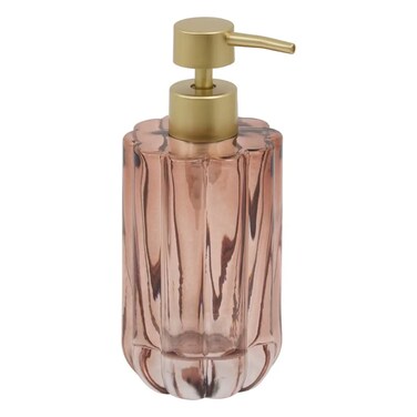 Florea Glass Soap Dispenser (Amber, Dia. 7.7 x 18 cm)