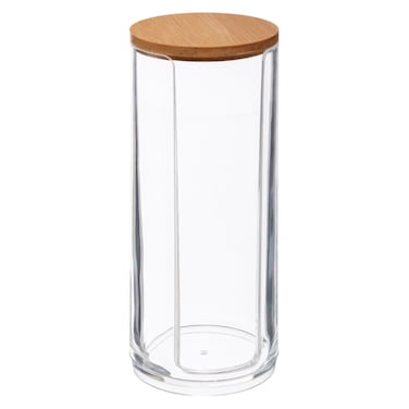 Selena Polystyrene Cotton Dispenser (7 x 7 x 17.8 cm)