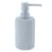 Polyresin Soap Dispenser W/Rounded Strips (Blue, 230 ml)