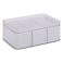Plastor Storage Box with 3 Compartments Medium (Grey)