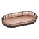 Florea Glass Bathroom Tray (Amber, 19.7 x 11.4 cm)