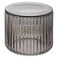Glass Coton Jar (10.8 x 9.6, Grey)