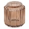 Florea Glass Cotton Jar (Amber, Dia. 10.8 x 11.4 cm)