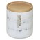 Lea Cotton Jar (White, 9.8 x 10.9 cm)