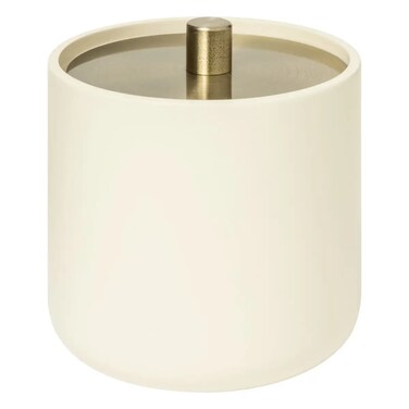 Ivory Cotton Jar (Beige, D. 10 x H. 11 cm)