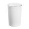 Fluted Plastic Canister (8 x 8 x 11.4 cm, White)