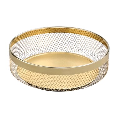 Metal OrganizerI Spinner (Brass, 29.3 x 29.3 x 9 cm)